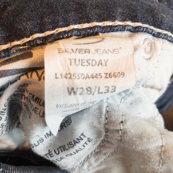 Classic blue Silver "Tuesday" Jeans - Picture 7 of 7